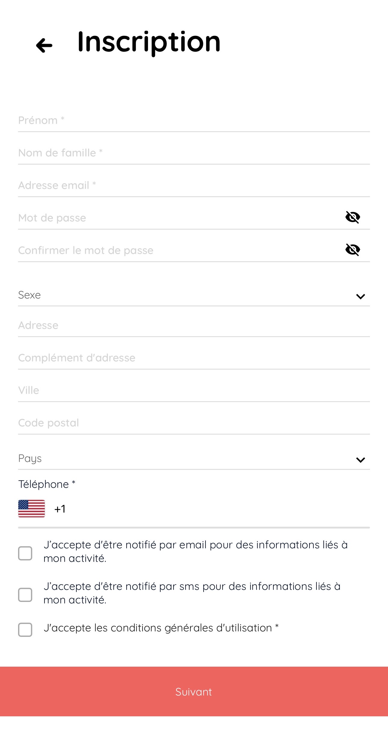 Créer un compte